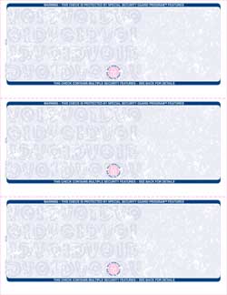 Blank Laser Check Stock - All Panels
