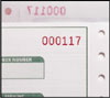 Bleed Thru MICR & Arabic Numbers
